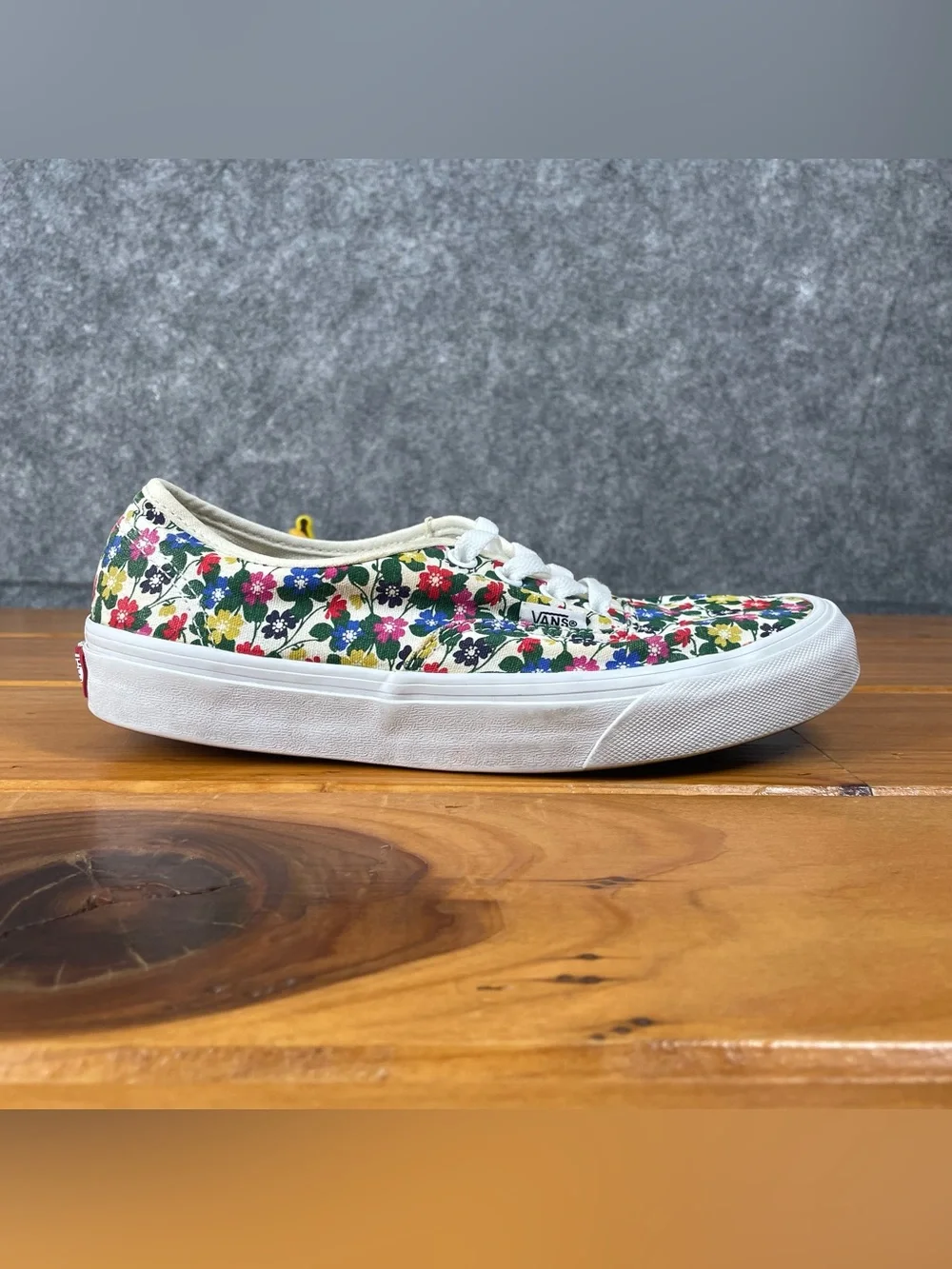 VANS Authentic Liberty Multi Floral Pressed Flowers Womens 7 Mens 5.5 Sneakers